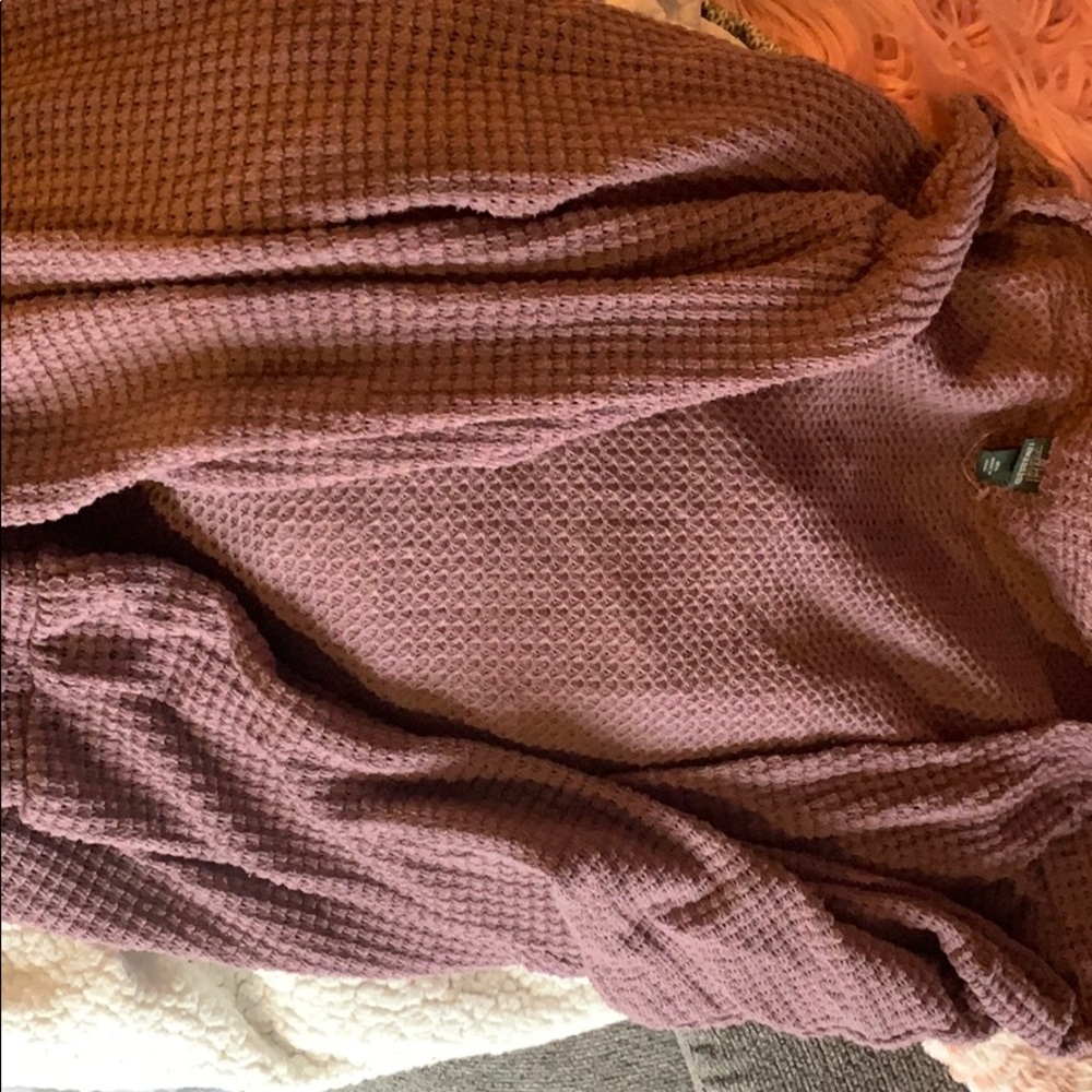Wild Fable chunky open front sweater